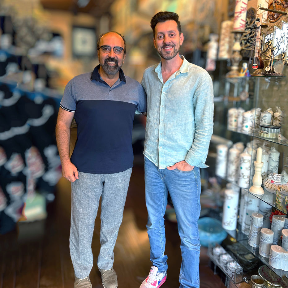 Omid Sayareh Iranian American Music Composed and Santour Player With Max Amini