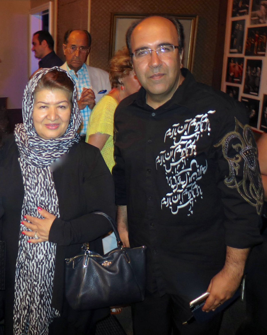 Omid Sayareh Iranian American Music Composed and Santour Player with Pouran Derakhshandeh