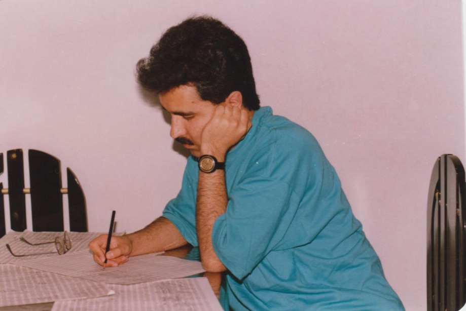 Omid Sayareh Iranian American Music Composed and Santour Player With Reza Yazdani and Nima Raziani, Studio Saba, 1999