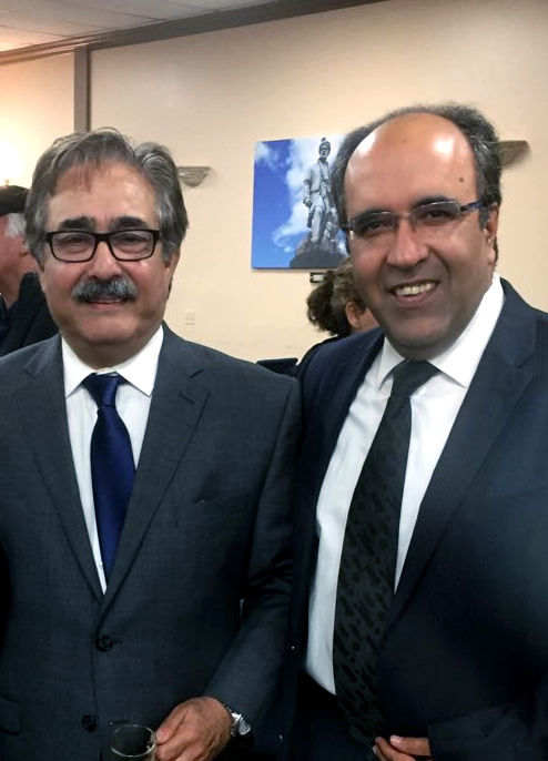 omid sayareh with artist music Iranian American composer صادق نوجوکی Sadegh Nojouki