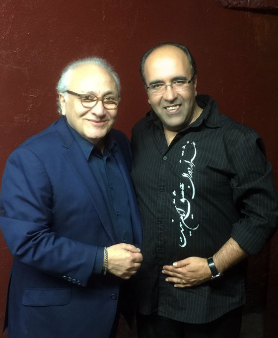omid sayareh with artist music Iranian American composer مارتیک Martik 