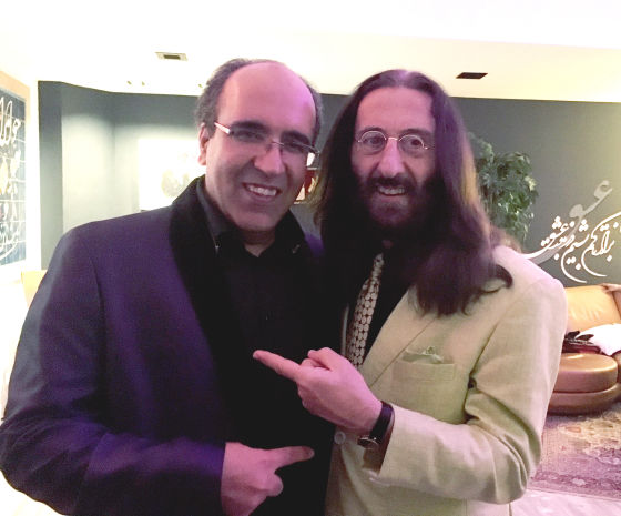 Homayoun Khosravi Omid Sayareh with artist music Iranian American composer sirus alvand سیروس الوند