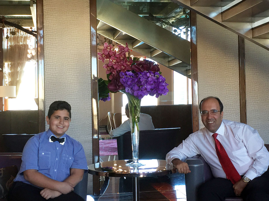 Omid Sayareh Iranian American Music Composed and Santour Player With Maestro Anoushirvan Rohani, Peacock Theater, 2023