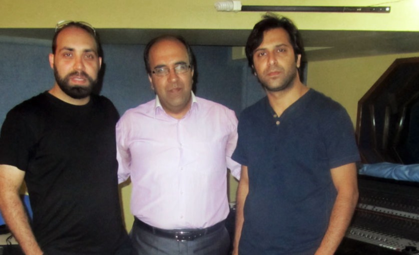 Omid Sayareh Iranian American Music Composed and Santour Player With Reza Yazdani and Nima Raziani, Studio Saba, 1999