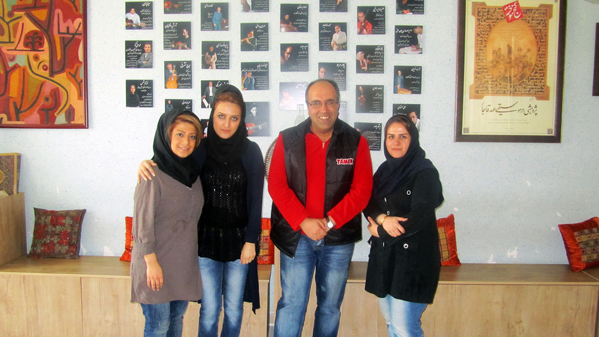 Omid Sayareh Iranian American Music Composed and Santour Player with Parviz Meshkatian