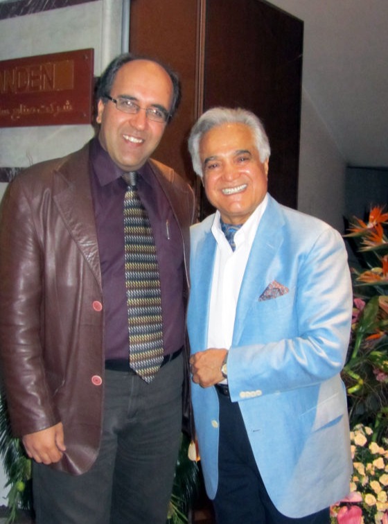 omid sayareh with artist music Iranian American composer Anushirvan Rohani