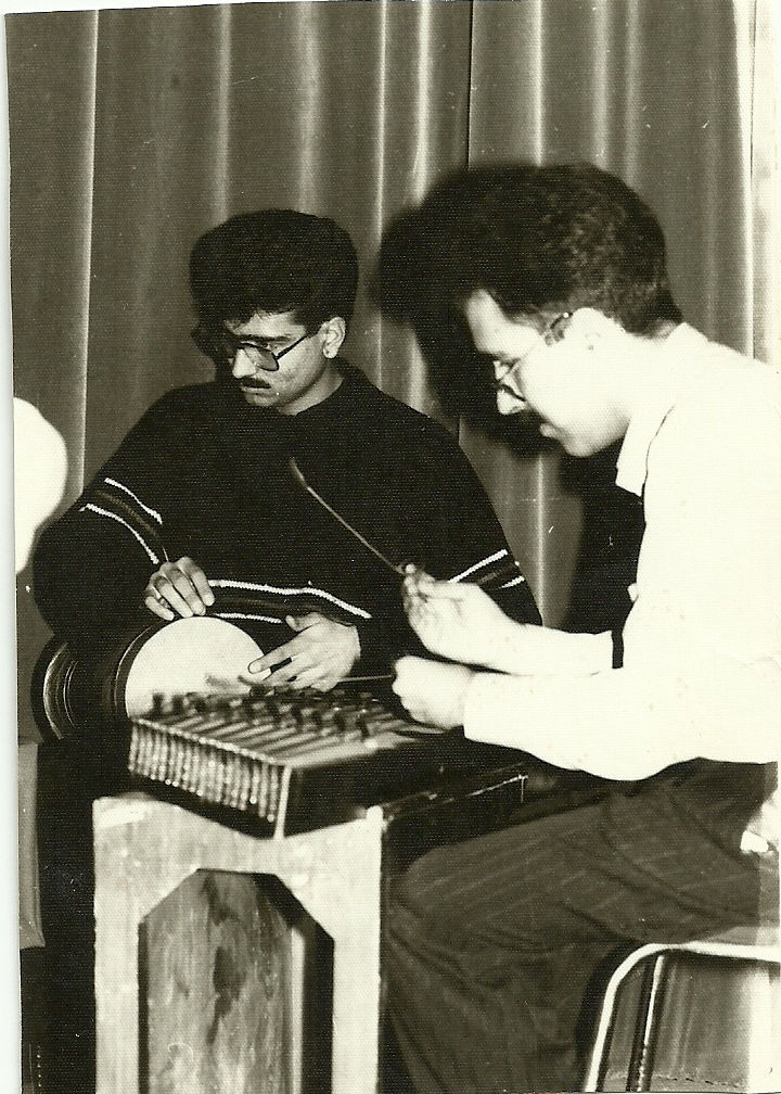 Omid Sayareh Iranian American Music Composed and Santour Player With Homayoun Shajarian, Peacock Theater, 2023